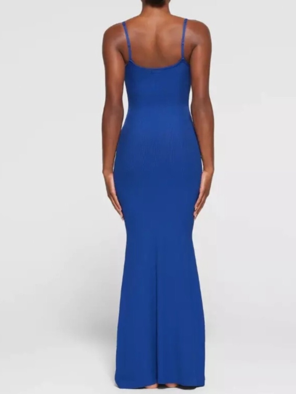 Skims Soft Lounge Cobalt Blue Slip Midi Maxi Dress - Picture 2 of 9